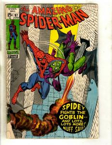 Amazing Spider-Man # 97 GD/VG Marvel Comic Book Green Goblin Mary Jane GK3