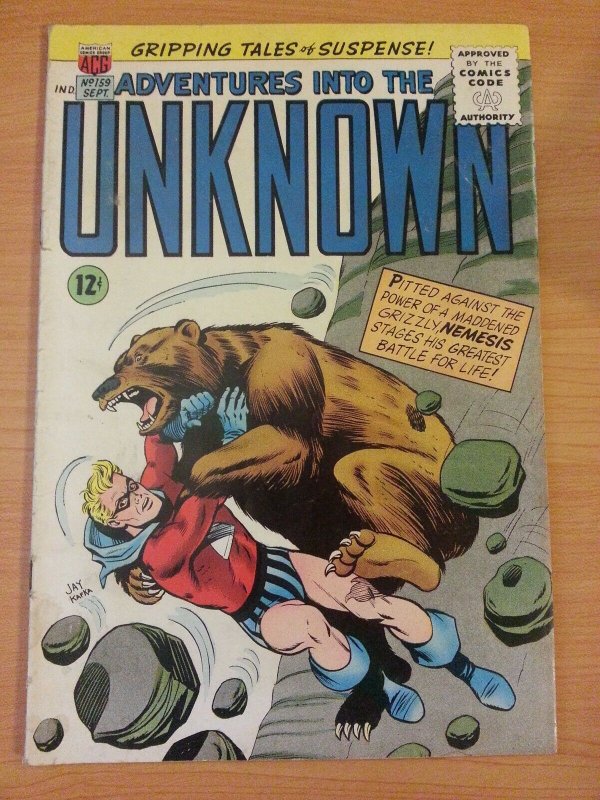 Adventures into the Unknown #159 ~ FINE FN ~ 1965 ACG Comics