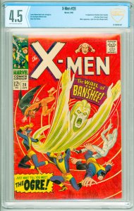 The X-Men #28 (1967) CBCS 4.5 1st Appearance of Banshee!