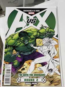 Avengers vs X-Men #2 Avengers Team Variant Cover
