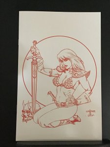 Red Sonja #26 Joseph Michael Linsner FOC Tint Virgin Variant Cover