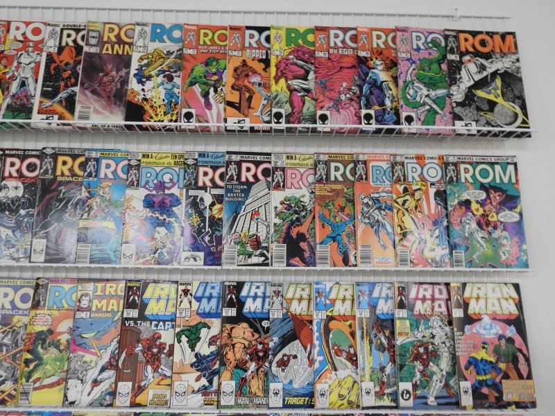 Huge Lot 180+ Comics W/ Iron Man, Rom, Power Pack, +More! Avg VG+ Condition