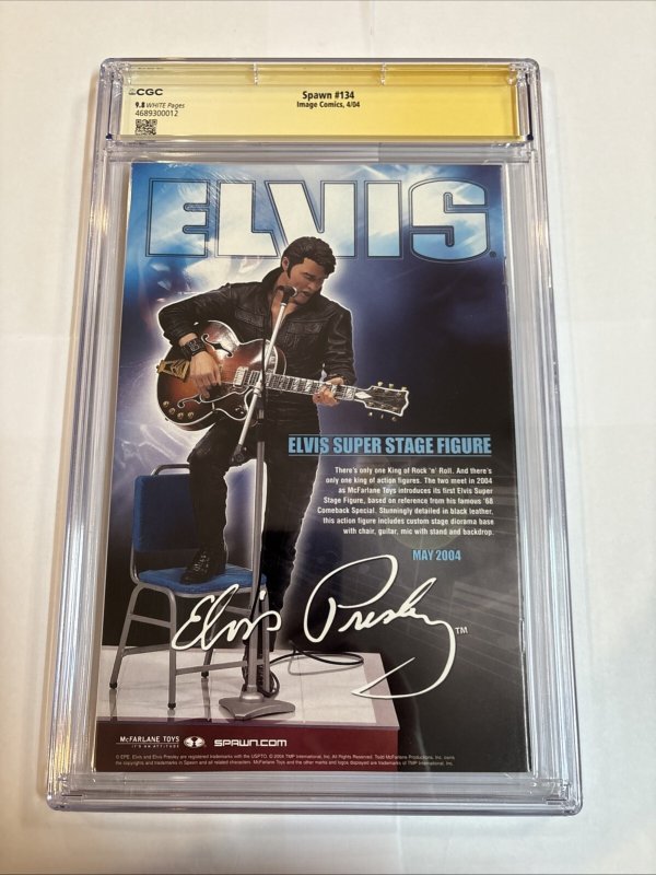 Spawn (2004) # 134 (CGC 9.8 SS) Signed Greg Capullo • Image Comics • Census=4