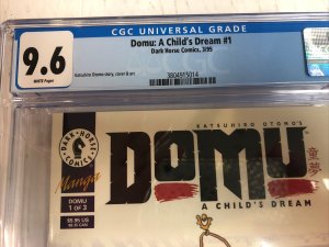 Domu A Child’s Dream (1995) # 1 (CGC 9.6 WP) | 1st Print Rare | Katsuhiro Otomo