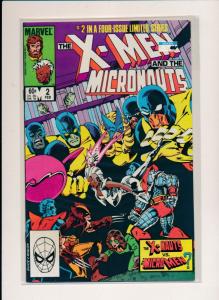 MARVEL 4 issue limited series The X-MEN and the Micronauts #1-4 VF (PF64) 