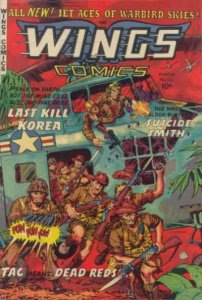 Wings Comics #122 POOR ; Fiction House | low grade comic