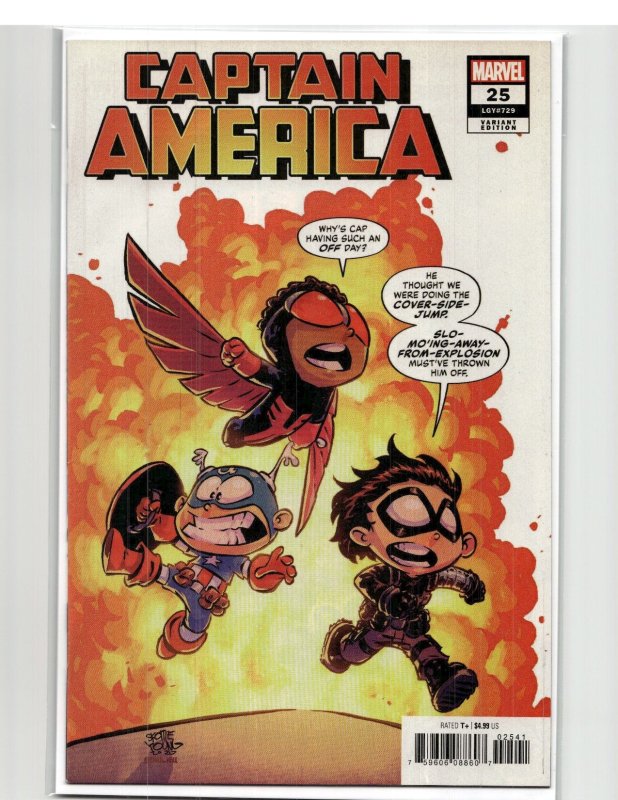 Captain America #25 Young Cover (2021) Captain America