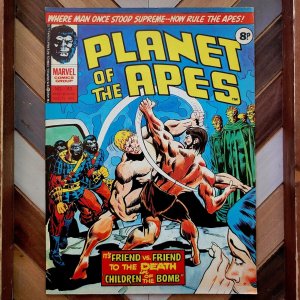 PLANET OF THE APES #43 VF/NM (Marvel Magazine UK 1975) Children Of The Bomb