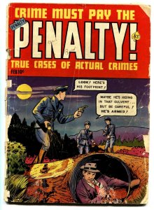 Crime Must Pay The Penalty #124 1952-Ace-Violent pre-code comic