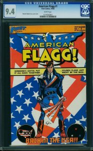 American Flagg! #1 (1983) CGC 9.4 NM