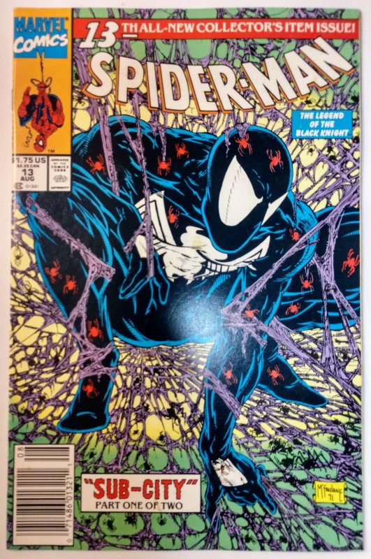 Spider-Man #13 (7.5-NS, 1991) Homage Cover to Spider-Man #1