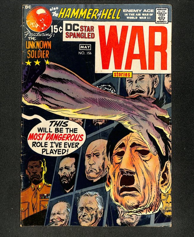 Star Spangled War Stories #156 Hitler Cover! 1st Battle Album!