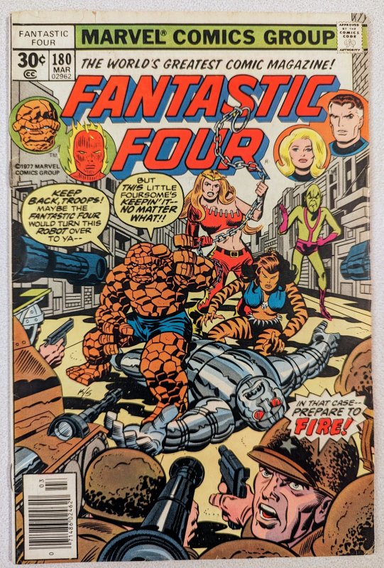 Fantastic Four #180 (1977) VG 4.0