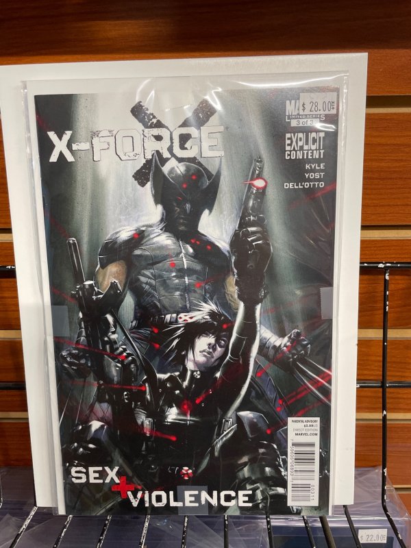 X-Force: Sex & Violence #1-3 (2010)
