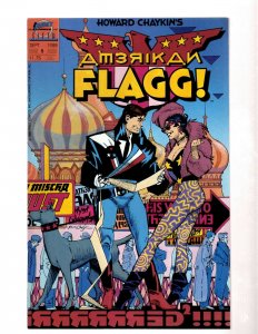 13 Comics American Flagg Vol I 50 Vol 2: 1 2 3 4 5 7 8 9 10 11 12 Special 1 GK49