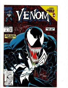 Venom Lethal Protector # 1 NM SIGNED Al Milgrom #'d W/COA Marvel Comic Book KB7