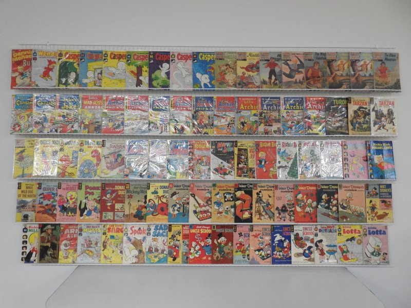 Huge Lot of 85 Cartoon Comics W/ Uncle Scrooge, Casper +More! Avg. VG/FN Cond.