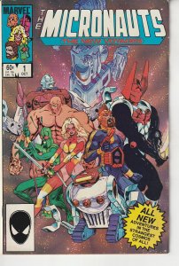 Micronauts – The New Voyages # 1  Journey Through The Microverse !!!!!!!!