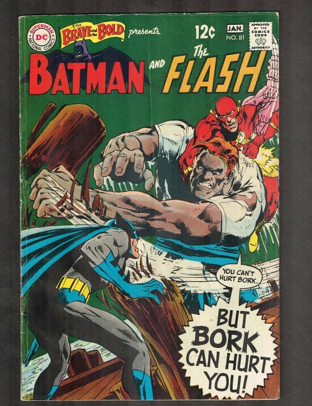 Brave and the Bold #81 ~ Batman vs Bork ~ 1969 (4.5) WH