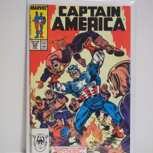 Captain America #335 (1987) Very Fine. New Cap in his 1st Adventure