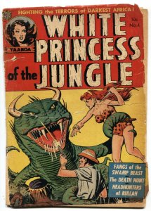 White Princess Of The Jungle #4 1952- Headlight cover FAIR