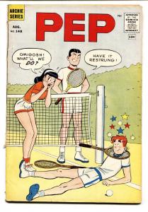 Pep Comics #148 1961- Archie- Tennis cover g