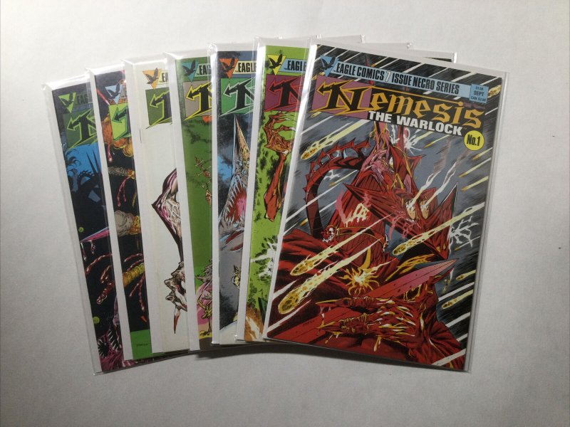 Nemisis The Warlock 1 2 3 4 5 6 7 Lot Run Set Near Mint Nm Eagle Comics