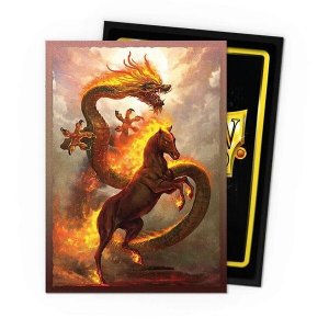 Dragon Shield Sleeves Standard DUAL- Matte Fire Horse 2026 Art Limited (100 ct.)