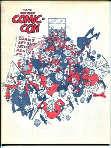 San Diego Comic-Con Program Book 1976-Sergio Aragones-Alex Toth-Jack Katz-VG+ 