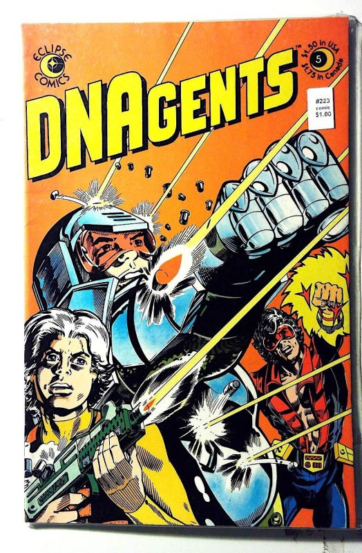 DNAgents #5 (1983) Eclipse Comics 1st Print Comic Book