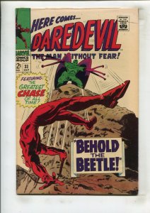 DAREDEVIL #33 (8.0) THE BEETLE!! 1967