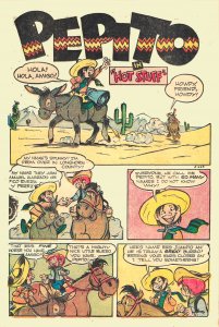 SPUNKY JUNIOR COWBOY #4 (Sept1950) 5.5 FN- JACK BRADBURY's Talking Horse Stanley