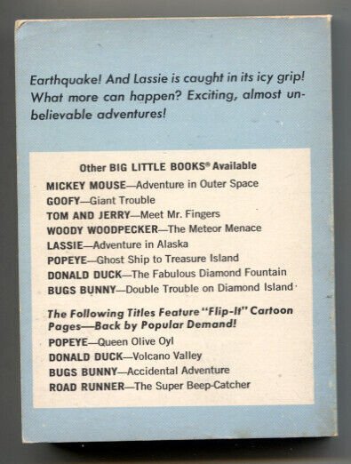 Lassie Adventures In Alaska Big Little Book 1967