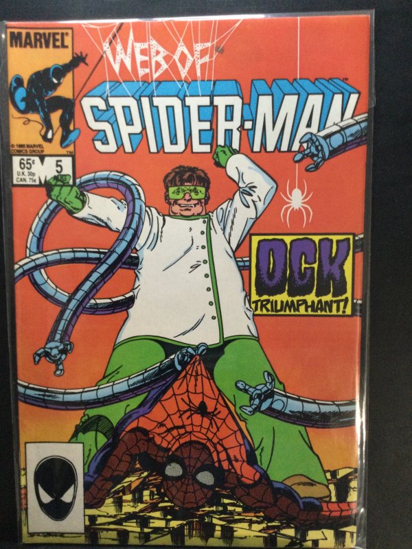 Web of Spider-Man #5 Direct Edition (1985)