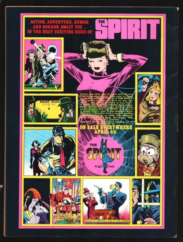 Spirit #1 1974-Warren-First issue-Will Eisner art-VF-