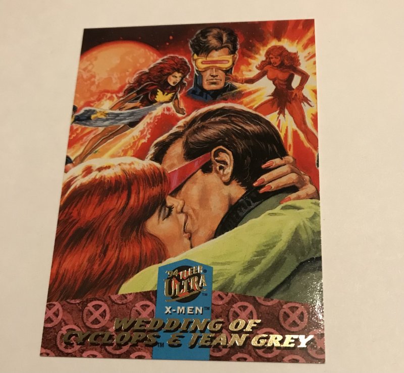 WEDDING OF JEAN GREY & CYCLOPS #125 card : Marvel ‘94 Fleer Ultra X-men, No/M