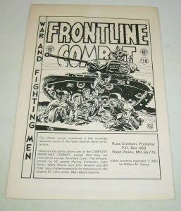 Frontline Combat Portfolio - wally wood - harvey kurtzman - jack davis - severin