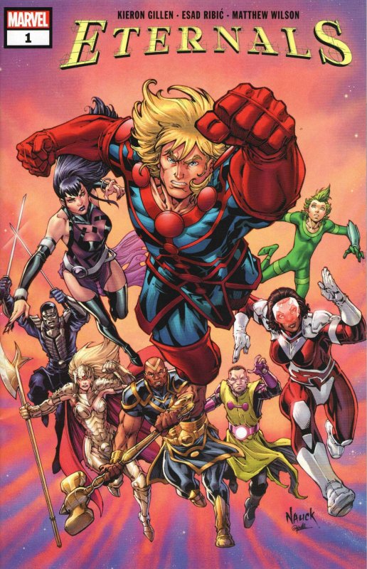 Eternals (5th Series) #1A VF/NM ; Marvel | Walmart Variant Todd Nauck