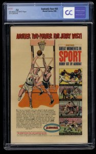 Fantastic Four #50 CGC VF- 7.5 Off White to White 3rd Silver Surfer!