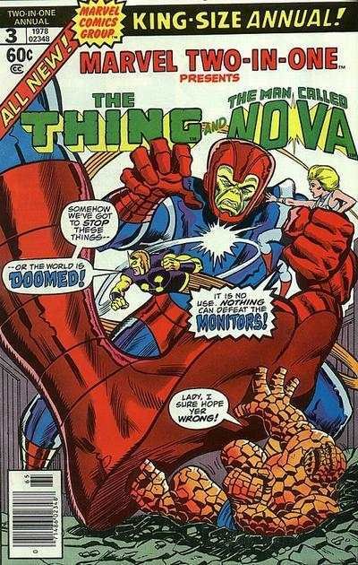 Marvel Two-In-One (1974 series) Annual #3, VF+ (Stock photo)