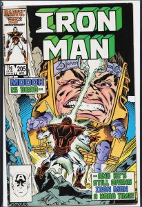 Iron Man #205 (1986) Iron Man