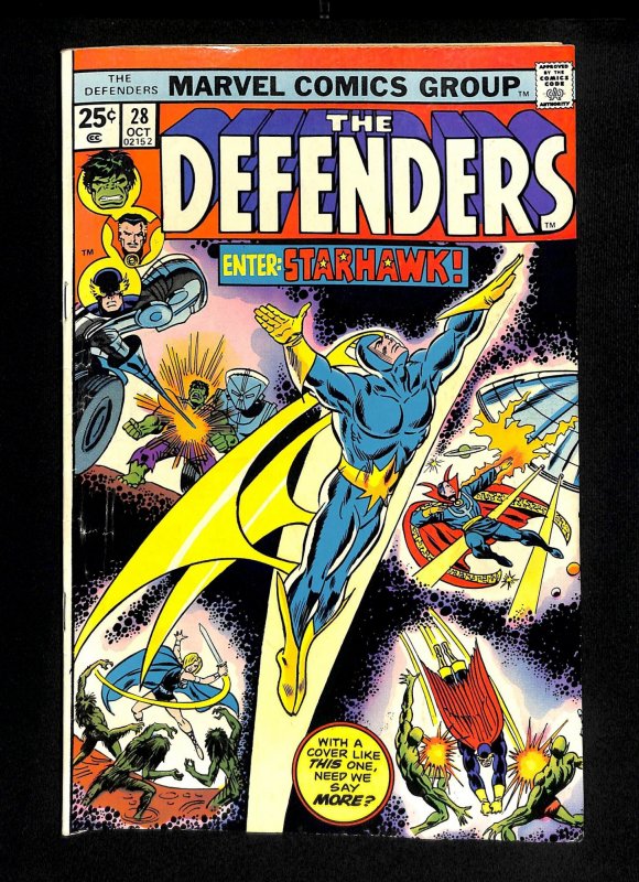 Defenders #28 1st Full Starhawk!