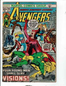 Avengers # 113 VG Marvel Comic Book Hulk Thor Iron Man Captain America J286