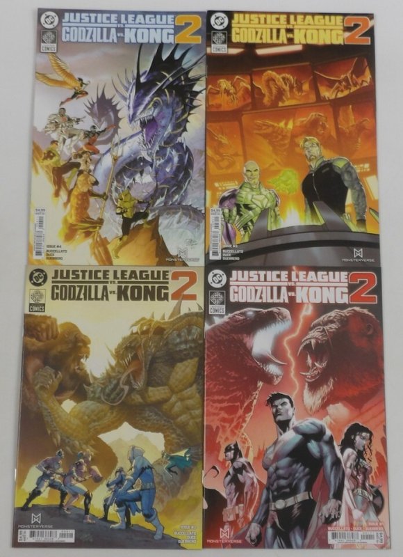 Justice League Vs Godzilla Vs Kong 2 #1-7 VF/NM complete set Monsterverse ; DC