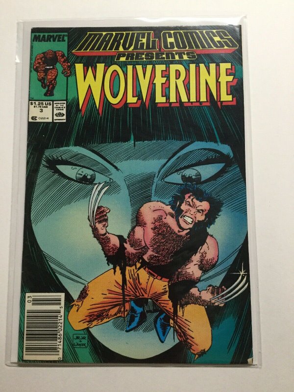 Marvel Comics Presents 3 Near Mint Nm Wolverine Newsstand Edition Marvel