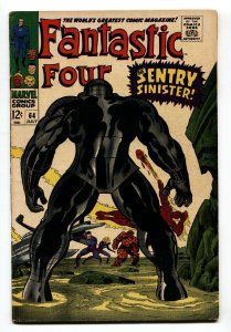 FANTASTIC FOUR #64 First KREE comic book 1967-JACK KIRBY-MARVEL fn+