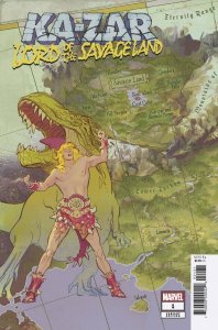 Ka-Zar Lord of the Savage Land #1 2021 Garcia 1:10 Map Variant Marvel EB177
