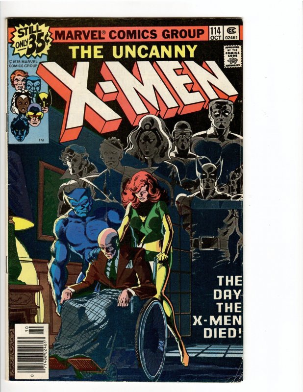 X-MEN #114 VG+ 4.5 FIRST UNCANNY TITLE  (VERMONT COLLECTION)