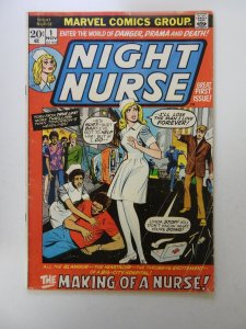 Night Nurse #1 (1972) GD/VG condition moisture damage