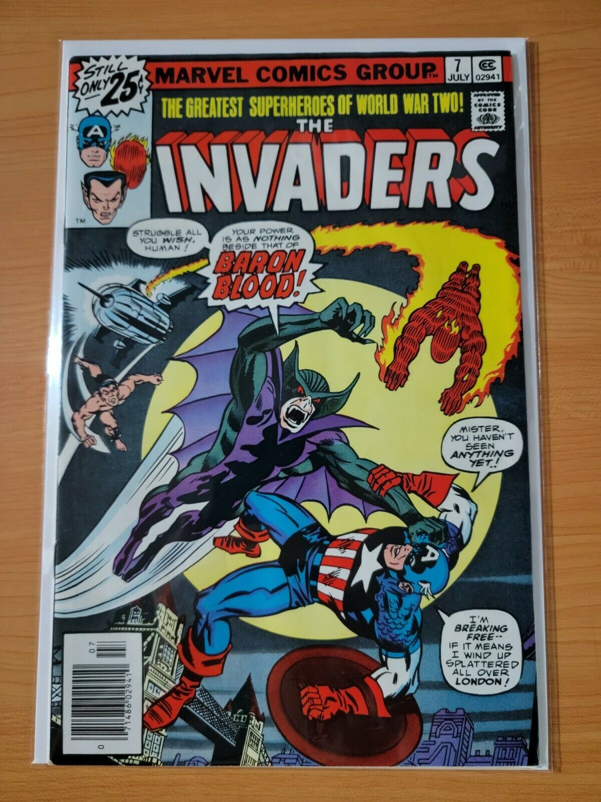 Invaders #7 Values and Pricing, Marvel Comics